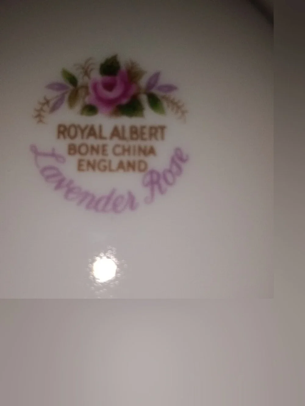 Vintage Lavender Rose Tea Cup Saucer Replacement Bone China Royal Albert England